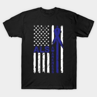 Als Awareness Flag T-Shirt